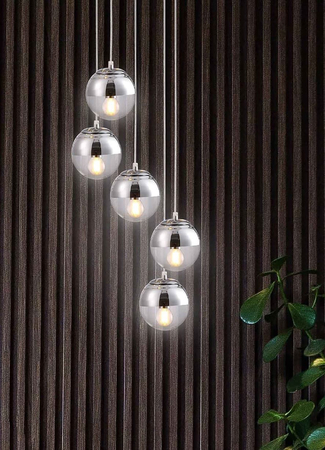 Lampa wisząca LAYLA Kaja K-8034-5 chrom