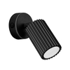 Sollux Lighting Kinkiet KARBON czarny z włącznikiem SL.1579