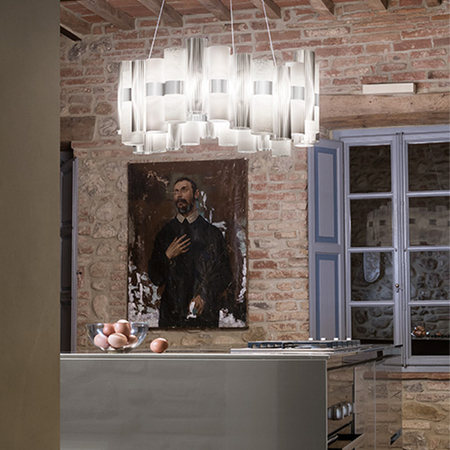 Lampa wisząca Slamp LA LOLLO - PEWTER L LALSL00PWT01T00NMTEU szary