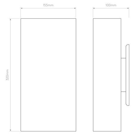Kinkiet Astro Comino 155 1490001 Gips