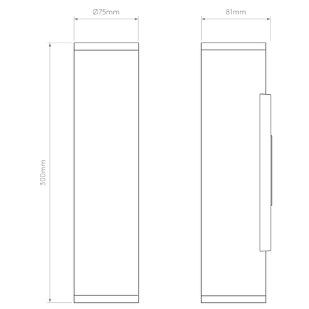 Kinkiet zewnętrzny Astro Ava 300 1428017 Mosiądz