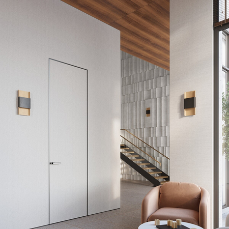 Sollux Lighting Kinkiet DURLIN złoty/czarny SL.1354