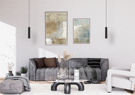 Lampa wisząca Italux Lopus PND-48930-1-BK Czarny piaskowany