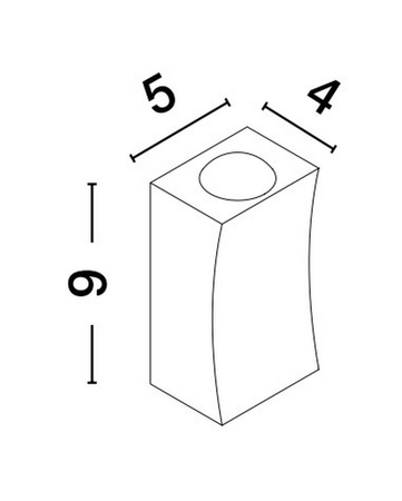 Kinkiet zewnętrzny Luces Exclusivas ACOSTA - czarny LE73523