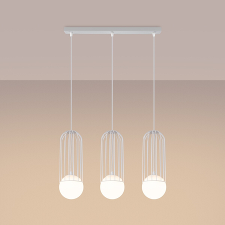 Sollux Lighting Lampa wisząca BRINA 3L biała SL.1333