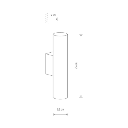 Kinkiet EYE WALL Nowodvorski 8073 biały