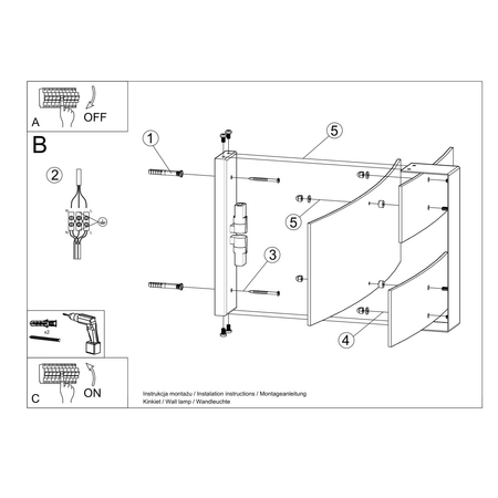 Sollux Lighting Kinkiet CELIA biały SL.1046
