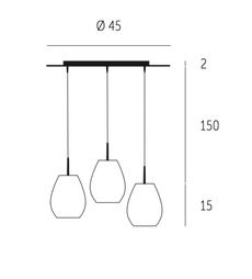Lampa wisząca Casablanca BA69-B159A Bagan
