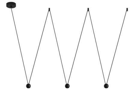 Lampa wisząca Luces Exclusivas ECIJA LE41613 czarny