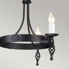 Żyrandol Elstead Lighting Belfry czarny BY3-BLACK