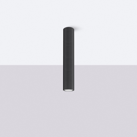 Sollux Lighting Plafon KARBON 40 czarny SL.1571