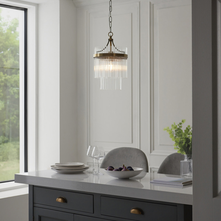 Lampa wisząca Endon Lighting Marietta 112572 mosiądz