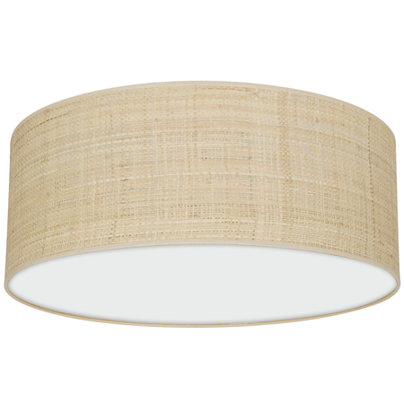 Milagro Lampa sufitowa Marshall 2xE27 Ø40cm Biały/Rattan MLP7487 BIEL / RATTAN