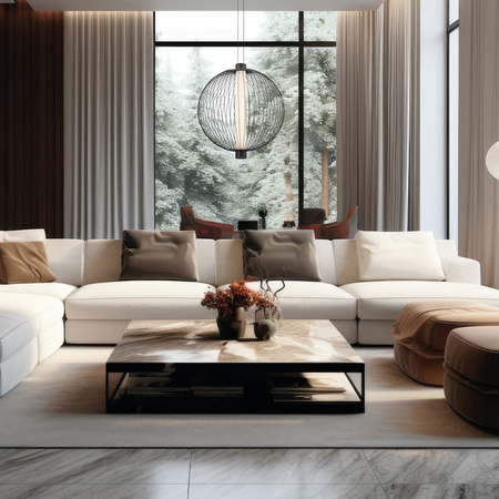 Milagro Lampa wisząca KYOTO 39W LED śr. 54cm ML0527 CZARNY