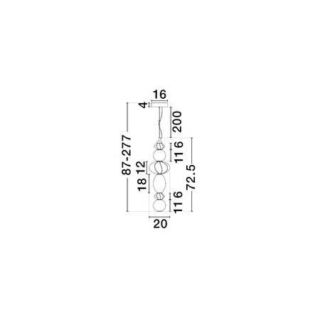 Lampa wisząca Luces Exclusivas CASURNO LE45222 zielony, różowy