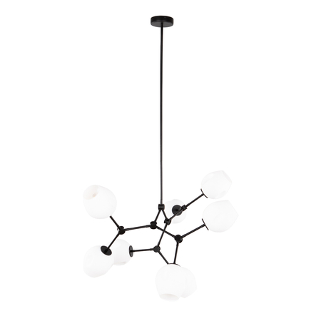 Lampa wisząca Italux PND-75075-8-BK-WG Czarny