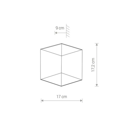 Kinkiet zewnętrzny Nowodvorski 8143 Triangles LED white