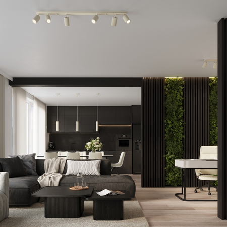 Sollux Lighting Plafon KARBON 6L beżowy SL.1604