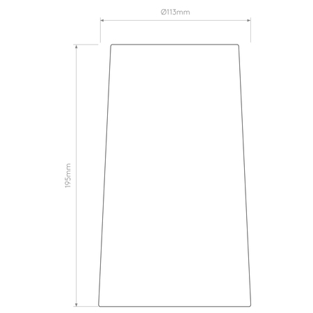Klosz/Abażur Astro Cone 173 SHADES Shade Ostrygowy (Postarzany Jedwab)