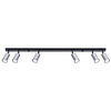 Sollux Lighting Plafon WINX 6L czarny/chrom SL.1372