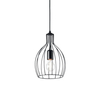 Lampa wisząca Ideal Lux 148151 Ampolla-2 SP1 Nero