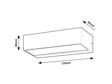 Kinkiet zewnętrzny Rabalux Halden 7935 czarny