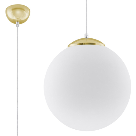 Sollux Lighting Lampa wisząca UGO 30 złota SL.0716