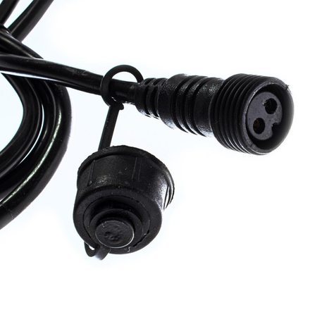 Eko-Light GIRLANDA 10 METRÓW (bez żarówek) EKO6918 CZARNY