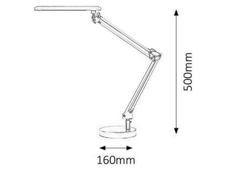 Lampa stołowa Rabalux Colin 4407 biały