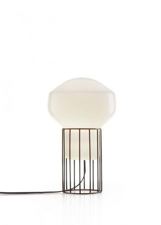 Lampa stołowa Fabbian F27B0124 Aerostat Tavolo Ø 110 Cromo Nero