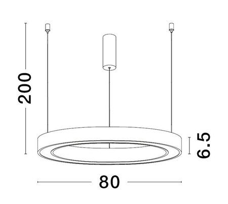 Lampa wisząca Luces Exclusivas BARI - czarny mat LE43275