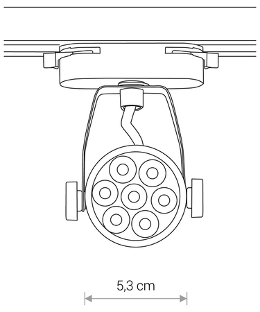 Reflektor Nowodvorski 8318 Profile store PRO LED 7W 3000K