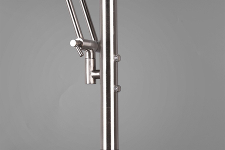 Lampa podłogowa Trio 424210307 srebrny