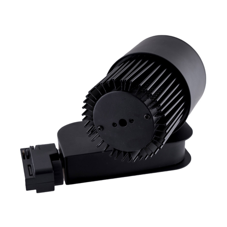 Reflektor Szynowy 1-fazowy LED Track Light 30W Czarny - Barwa Biała Ciepła