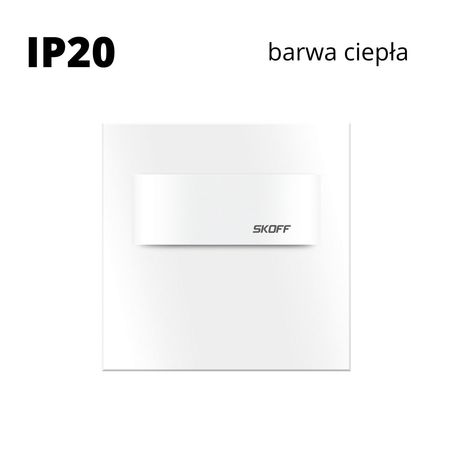 Oprawa schodowa led Skoff Tango Mini Biała Biała ciepła IP20