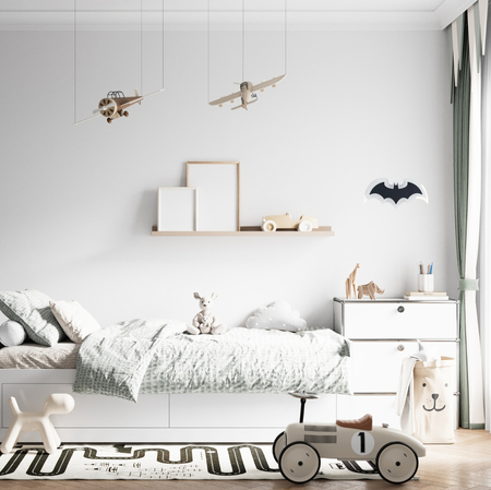 Lampa ścienna LED Nietoperz Abigali Batman