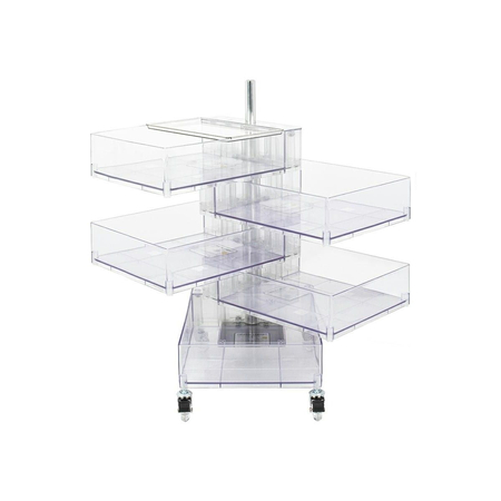 Szafka VISION transparentna - poliwęglan, kółeczka