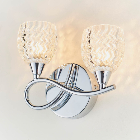 Kinkiet Endon Lighting Boyer BOYER-2WBCH-L chrom