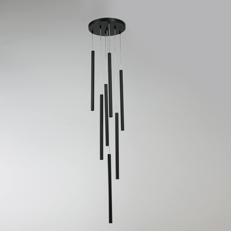 Lampa wisząca Lungo 7xG9 czarna LP-894/7P BK
