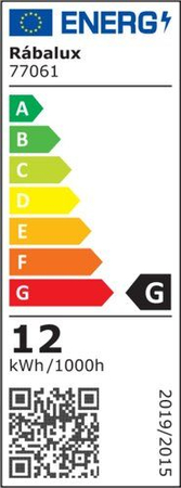 Kinkiet zewnętrzny Rabalux Gendt 77061 czarny