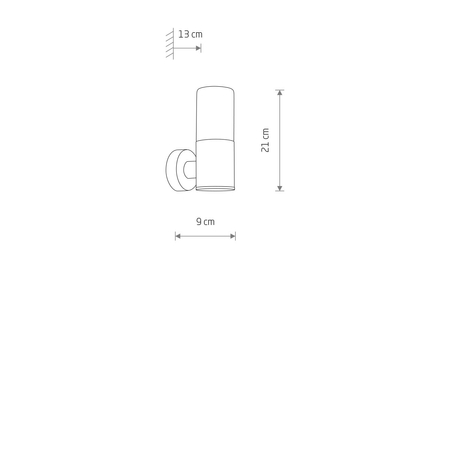 Lampa zewnętrzna Nowodvorski IDA 11371 Czarny