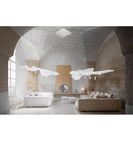 Lampa wisząca Slamp NUVEM SINGLE MODULE - WHITE NUVS000WHT06TNS000EU biały