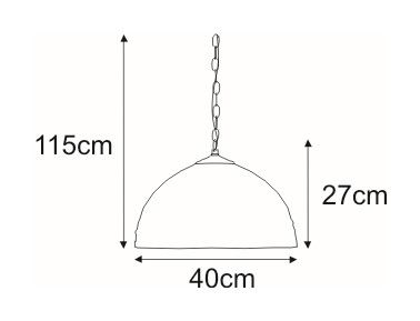 Lampa wisząca TIFANY Kaja K-P162208 
