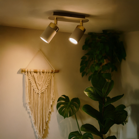 Milagro Lampa sufitowa JOKER CASHMERE/GOLD 2xGU10 MLP2329 KASZMIR