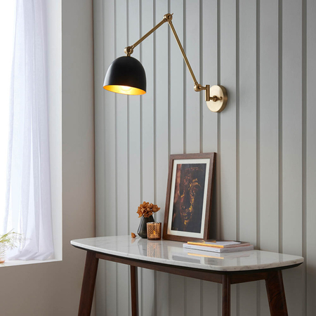 Kinkiet Endon Lighting Lehal 93142 mosiądz