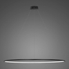 Lampa wisząca Ledowe Okręgi No.1 150cm 3k czarna ściemnialna