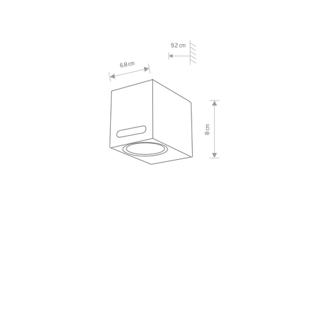 Kinkiet zewnętrzny ASSOS Nowodvorski 9123 czarny