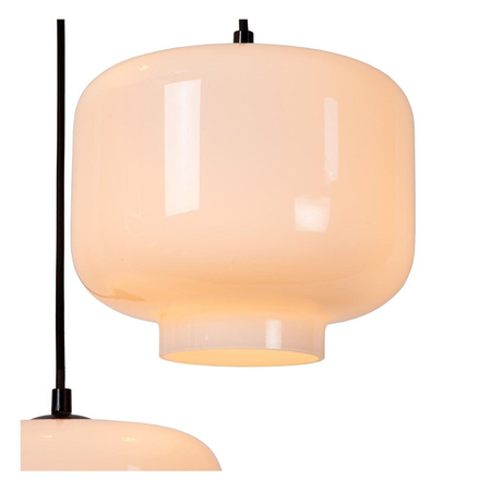 Lampa wisząca Lucide MEDINE 46413/13/61 biały/czarny