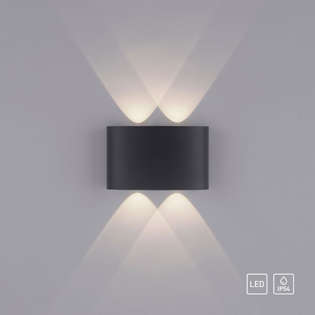 Kinkiet Paul Neuhaus CARLO 9487-13 grafitowy