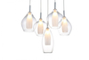 Lampa wisząca Azzardo AZ3076 Amber Milano clear